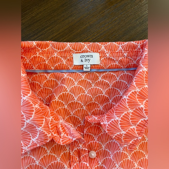 EUC Crown & Ivy Button-Up Shirt - Picture 4 of 8